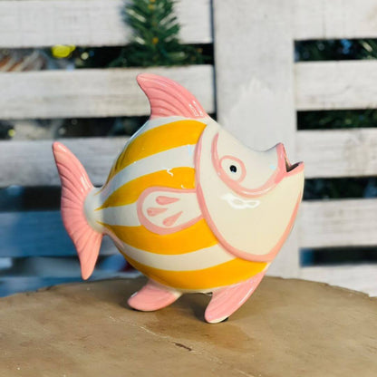 Peixe  Ceramica-  20x9,5x19,5cm