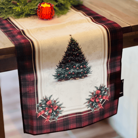 Caminho de Mesa Natalino Tradição Encantada 42x141cm