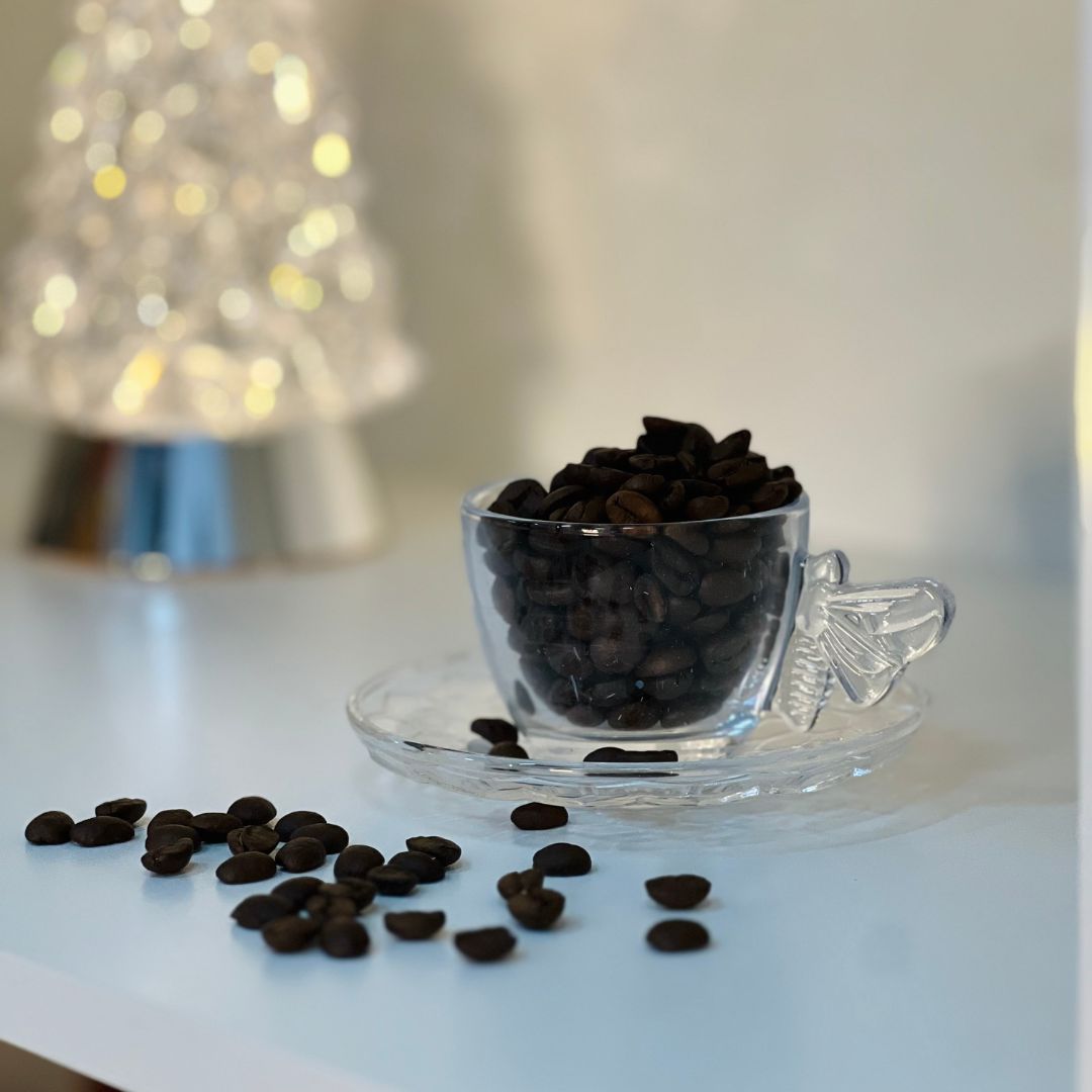 Conjunto 4 Xícaras de Café Com Pires Bee - 80ml