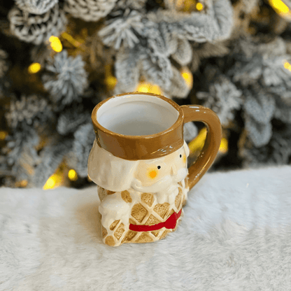 Caneca Natalina Quebra Nozes Gingerbread 15cm