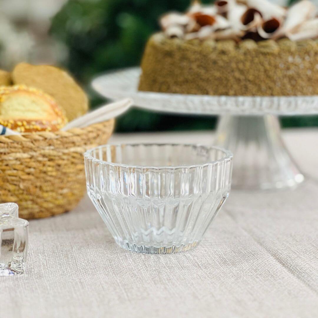 Conjunto de 4 Bowls de Cristal de Chumbo Imperatriz - 11x11x6,5cm