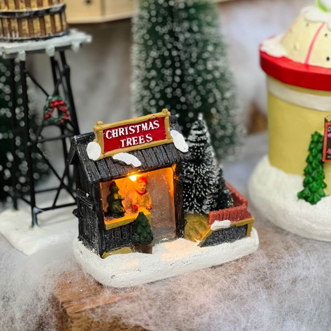 Loja Polir Natal Iluminada - 12cmx6x10