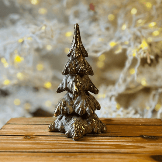 Mini Árvore de Natal Marrom - 20,5cm