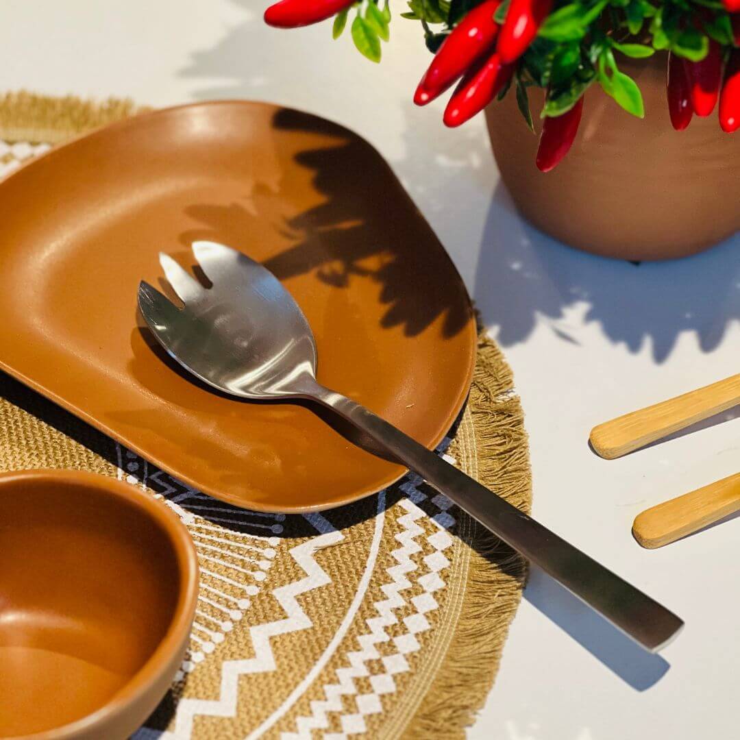 Jogo de Salada Ibiza Inox - 23cm