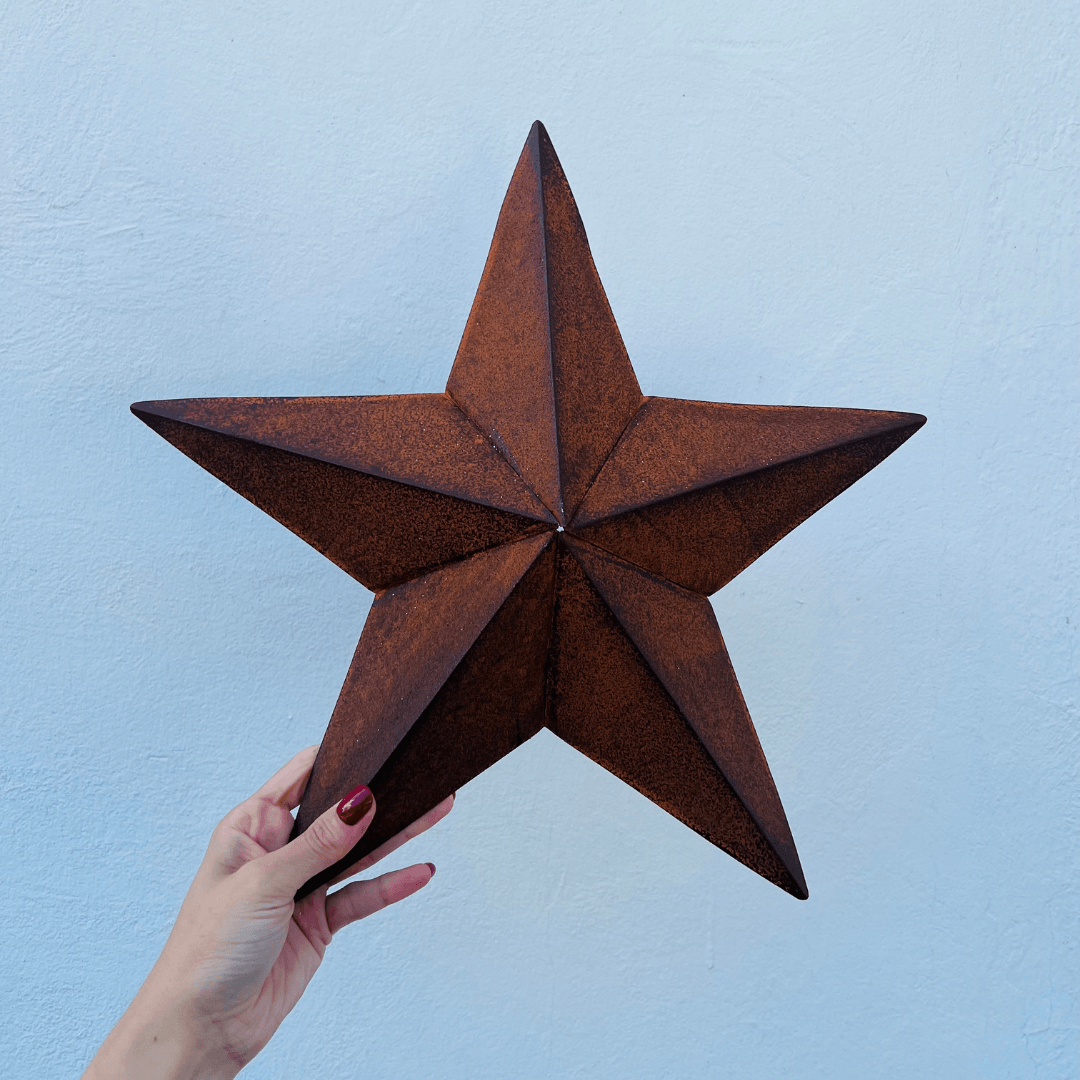 Pendente Estrela Ferrugem – 40cm