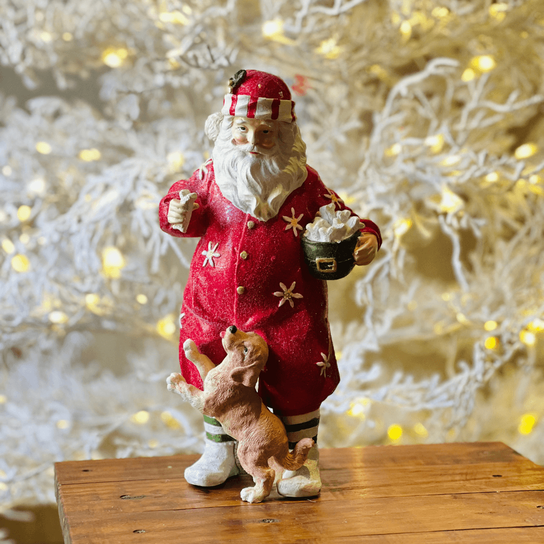 Noel com Cachorro – 31cm