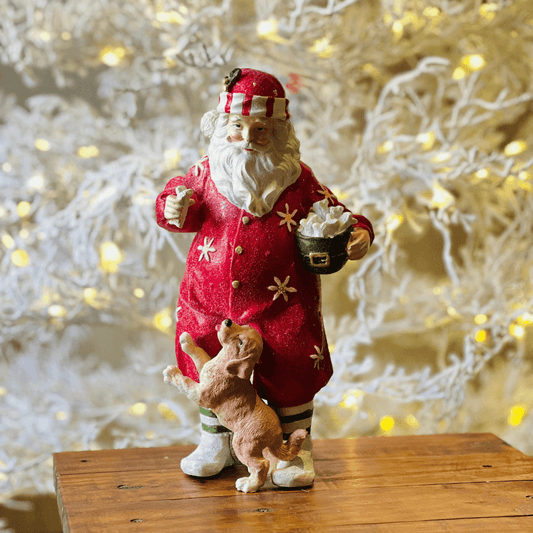 Noel com Cachorro – 31cm
