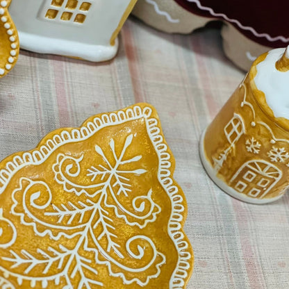 Travessa em Formato de Árvore Ginger - 2,5x26,5x20cm