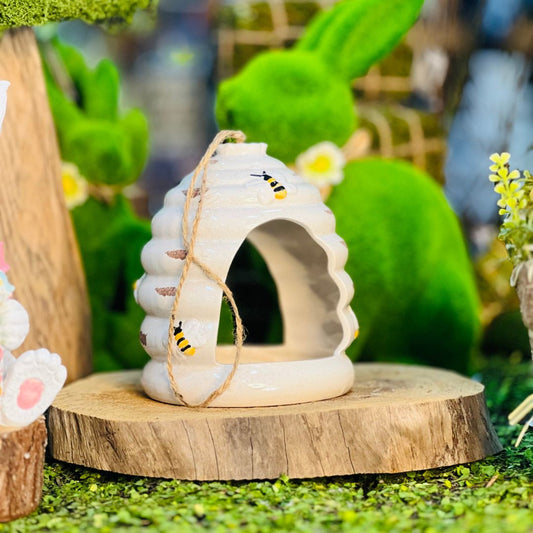 Comedouro Para Pássaro Honey Bee - 17,5x14,7x14,7cm