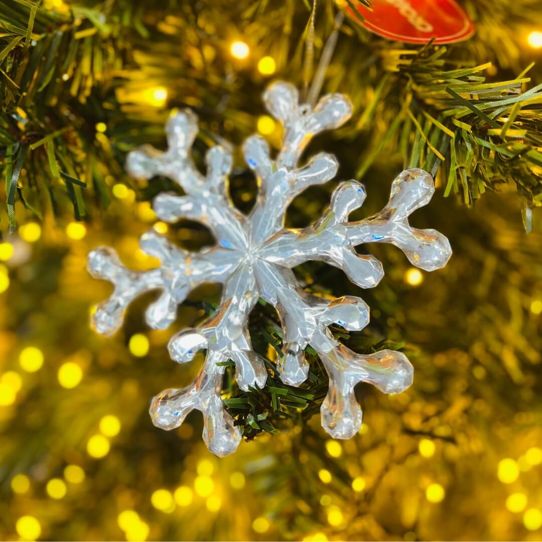 Enfeite Pendente Floco de Neve – 13,5cm