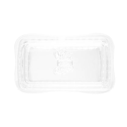 Manteigueira de Vidro Com Tampa Butterfly 17x10,5x10cm