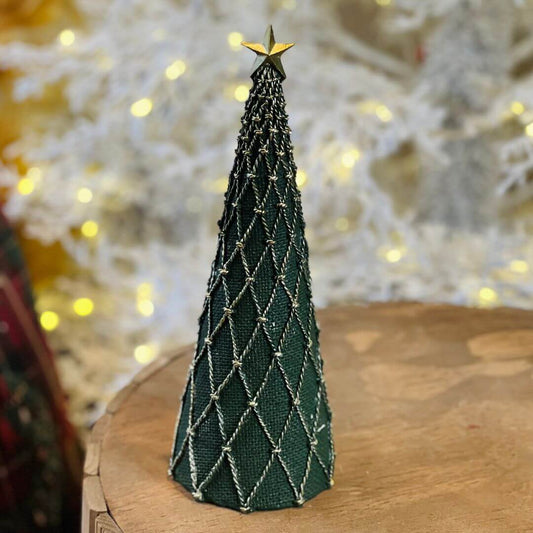ÁRVORE DECORATIVA C/ ESTRELA - 30cm