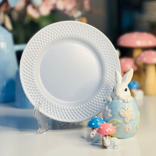 Prato Sobremesa - 20cm Soft Blue