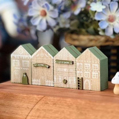 Vila Decorativa Em MDF - 16,3x6,2x3cm