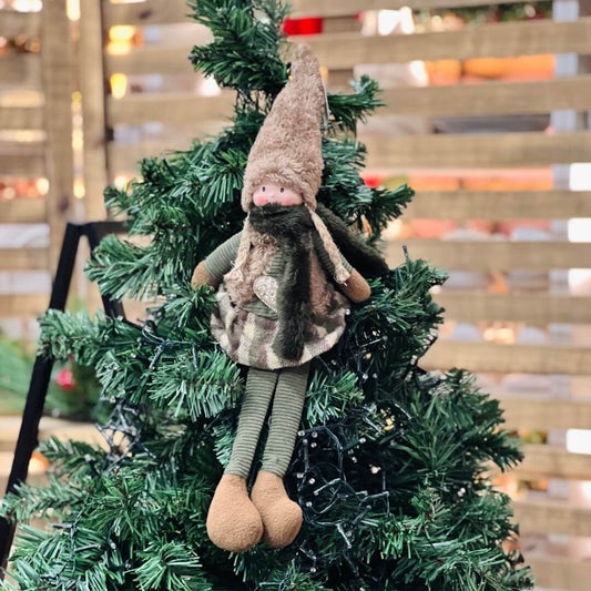 Boneca Natal Menina Sentada – 51cm
