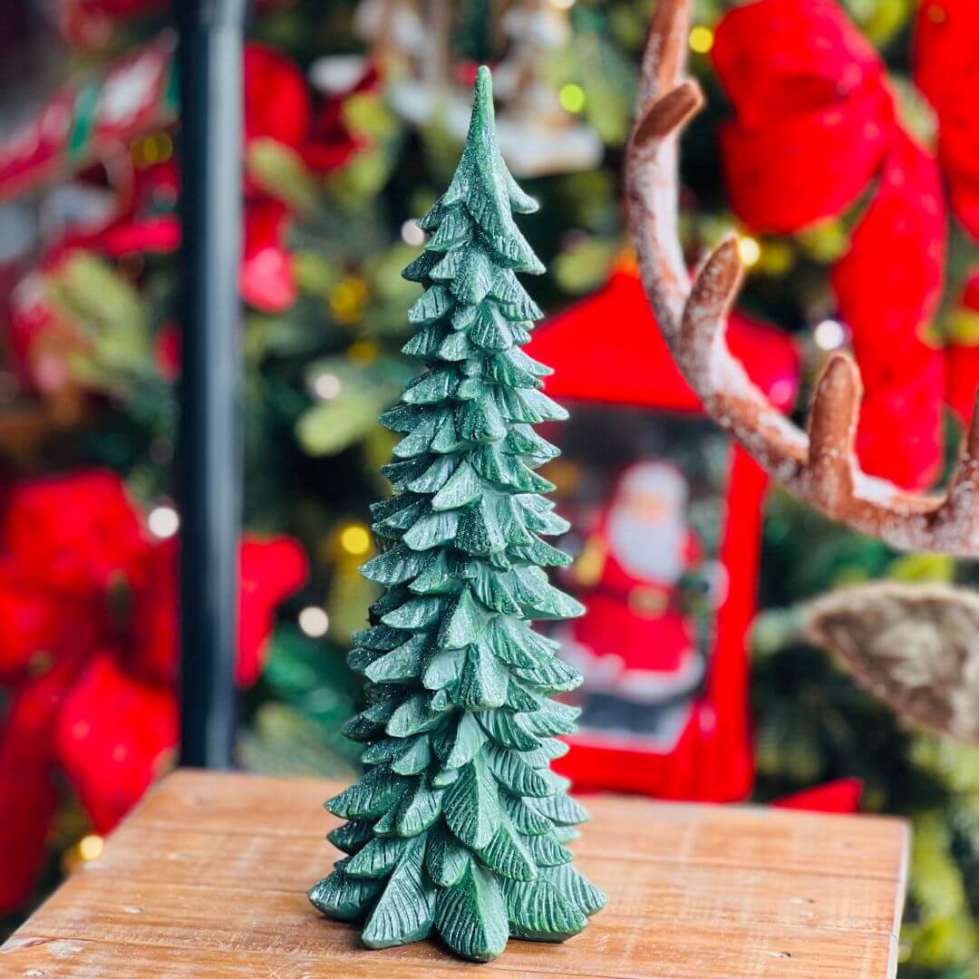 Árvore de Resina Verde - 38cm