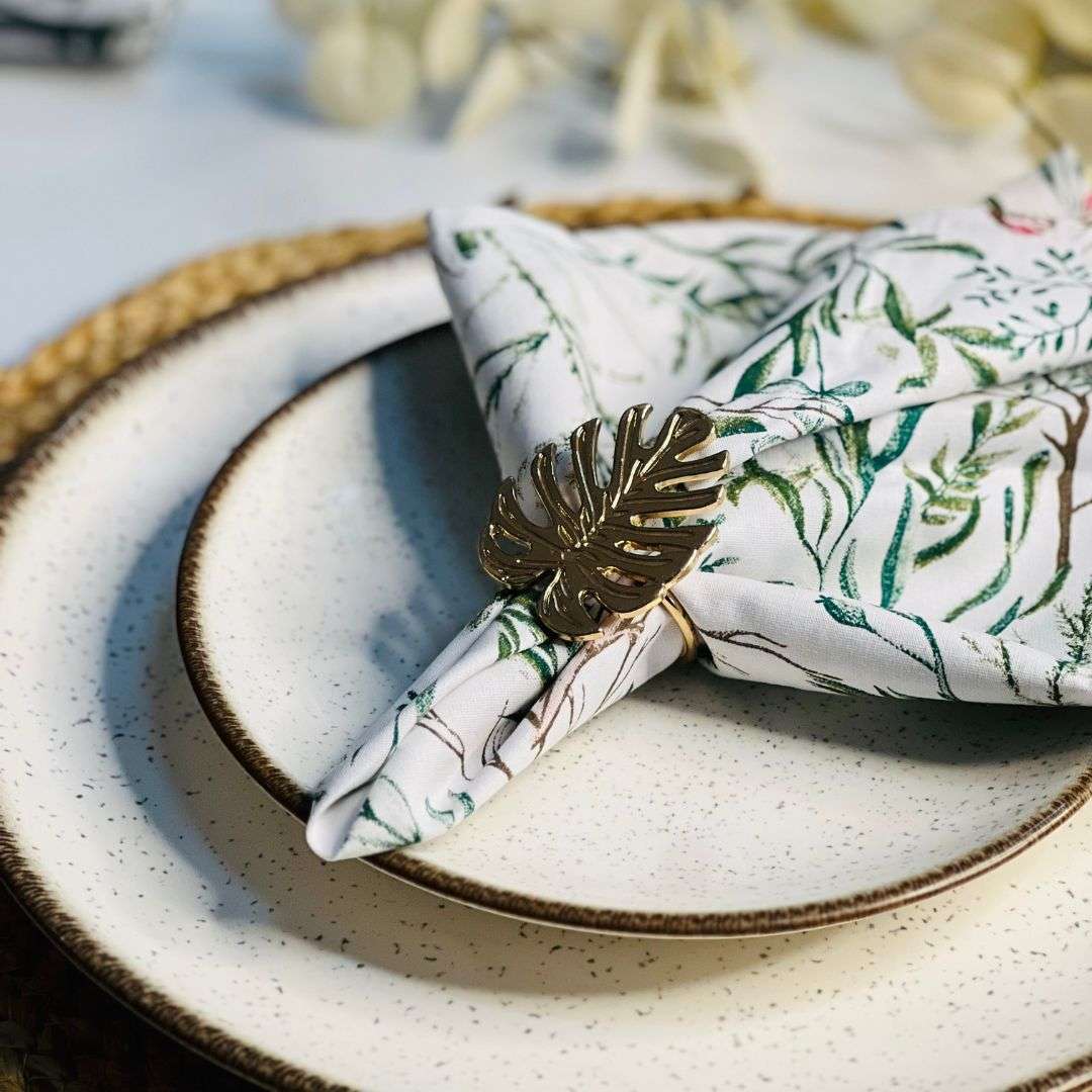 Kit 4 Guardanapos Home Pássaros - 40x40cm