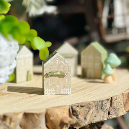 Vila Decorativa Em MDF - 16,3x6,2x3cm