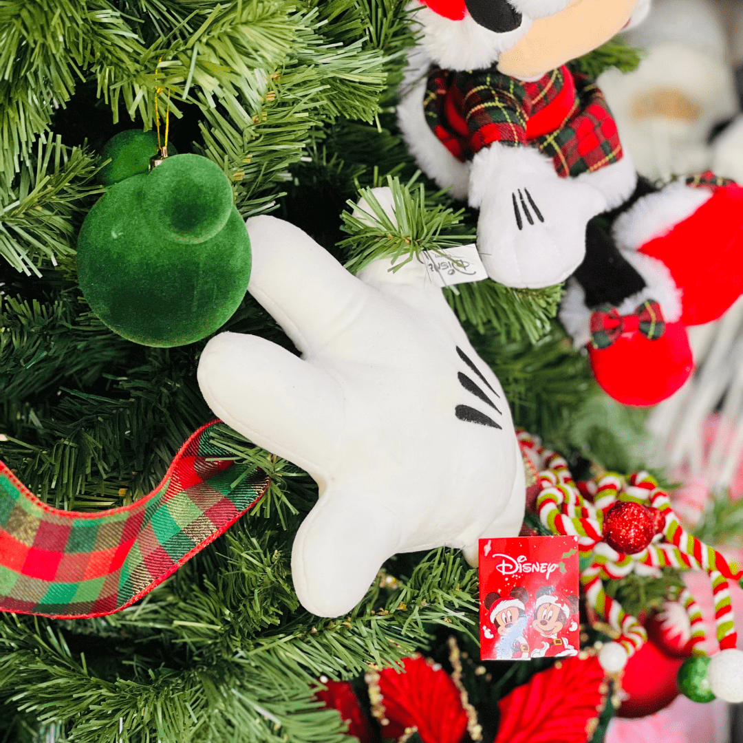 Mãozinha Mickey de Pelúcia 25cm