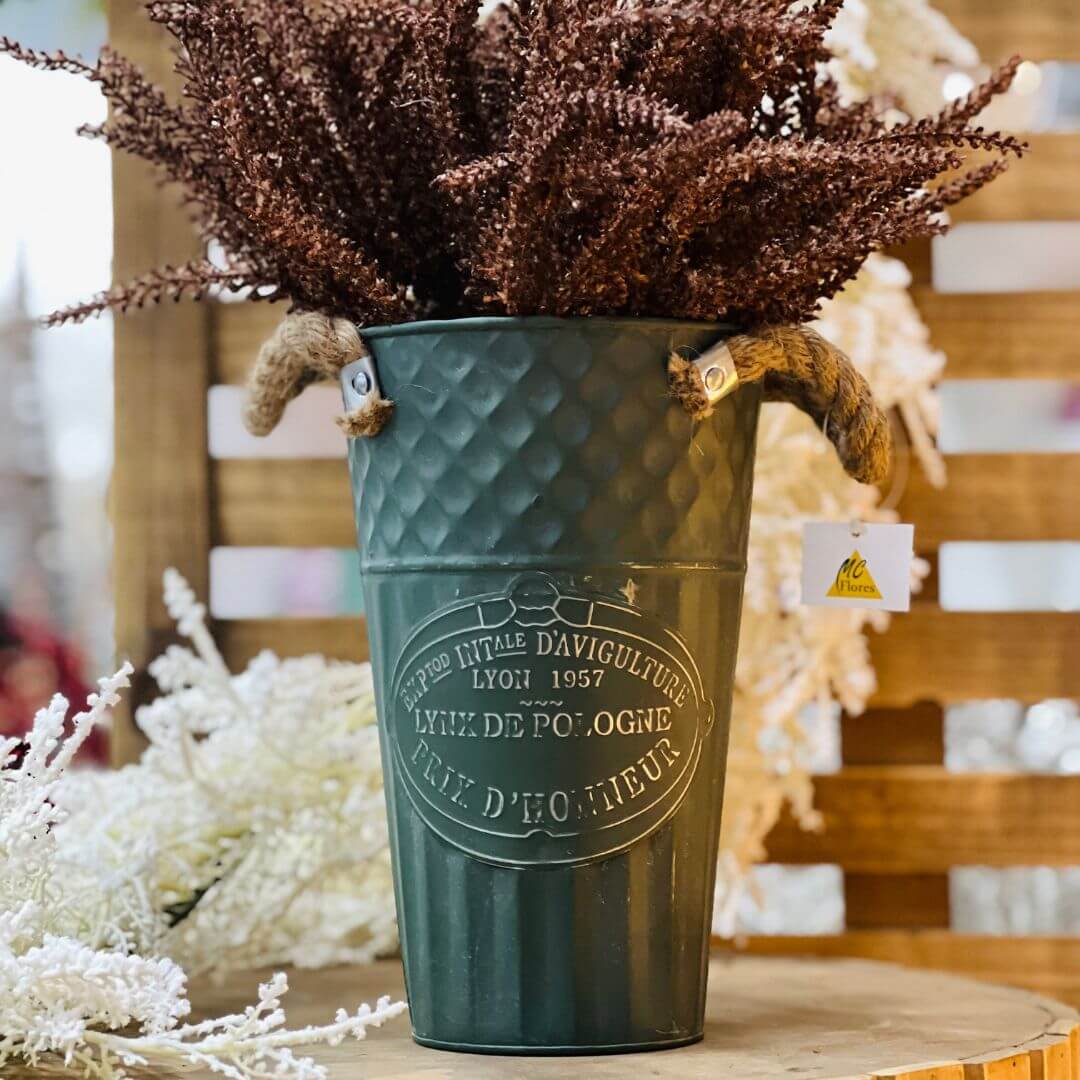 Vaso Decorativo de Metal | 15x25cm