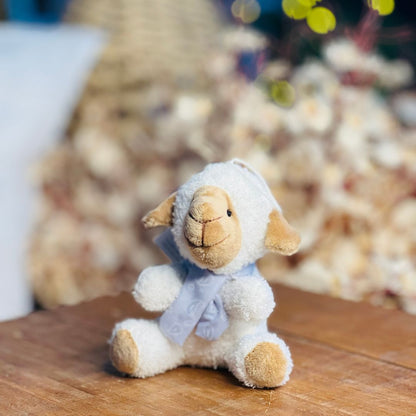 Mini Ovelha Com Laço Lilás - 11cm