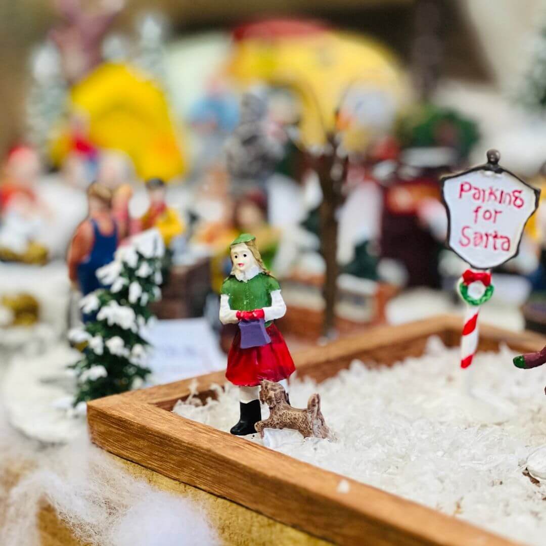 Figuras Natal com cinco peças - 8x4cm