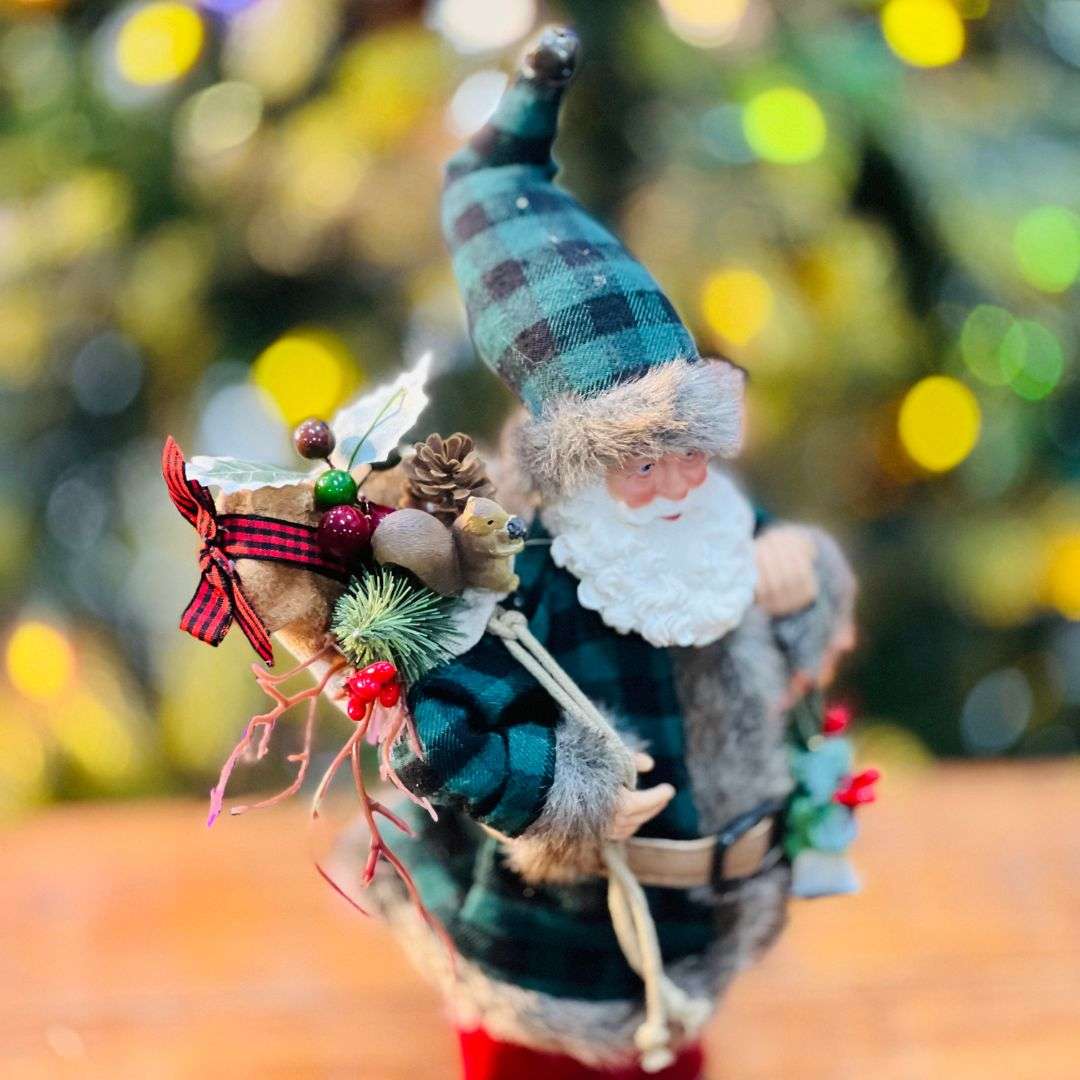 Papai Noel Rústico - 28cm