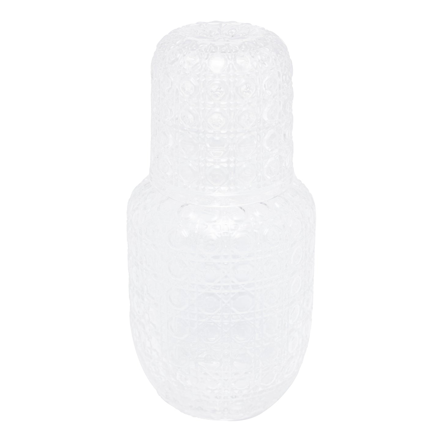 Moringa de Vidro Com Copo Trelica 500ml/145ml