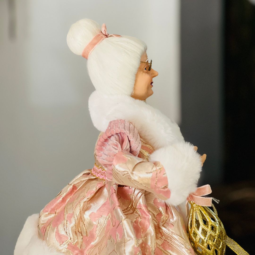 Mamae Noel Com Floco de Neve - 50cm