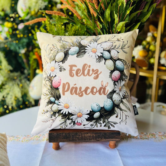 Capa Feliz Páscoa - 43x43cm (399167)