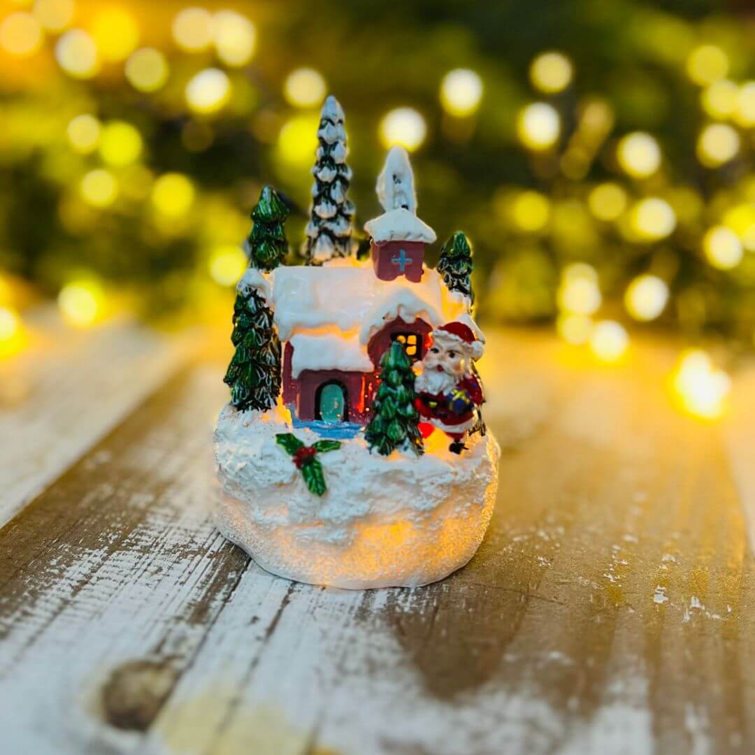 Mini Igreja de Natal – 8,5cm