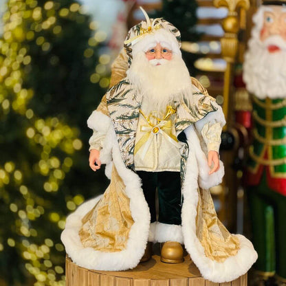 PAPAI NOEL NATAL EM PÉ DOURADO - 60CM