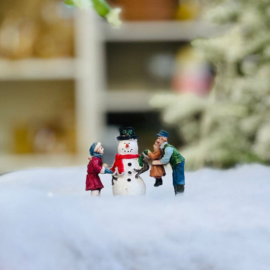 Figura Natal Boneco de Neve 6,3x7,8x4,3cm