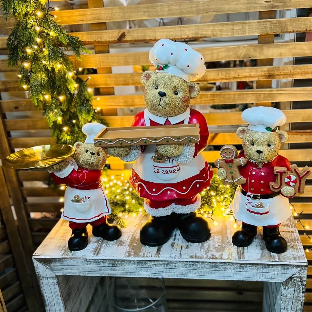 Urso Chef Decorativo – 60cm