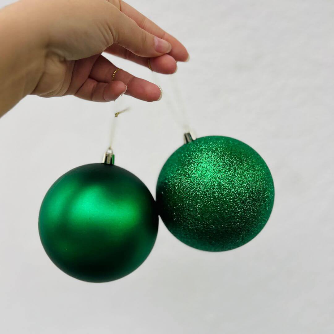 Bola Mista Tubo Verde – 10cm | Kit com 4 Unidades