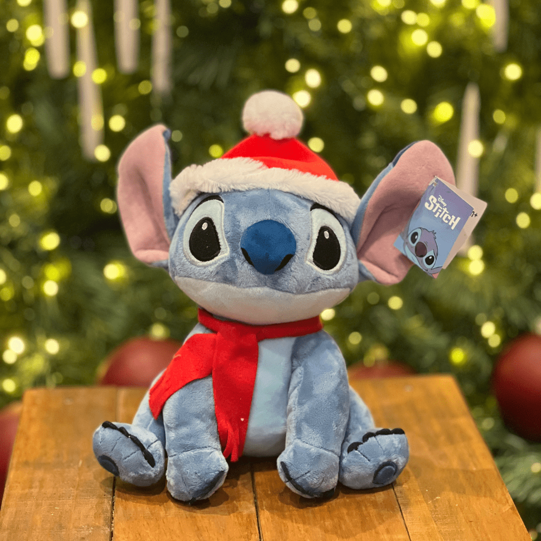 Stitch Natalino de Pelúcia 15cm