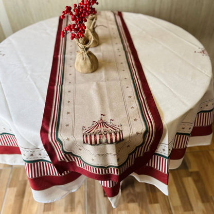 Caminho de Mesa Natalino Circo – 42 x 141cm