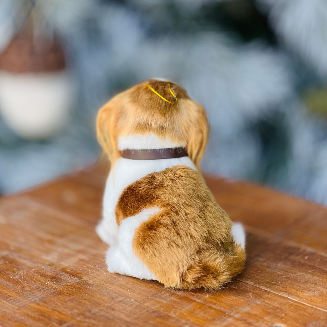 Enfeite para Pendurar Cachorro Shitzu Sentado