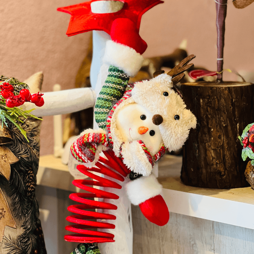 Boneco de Neve Natalino Mola para Pendurar 63cm