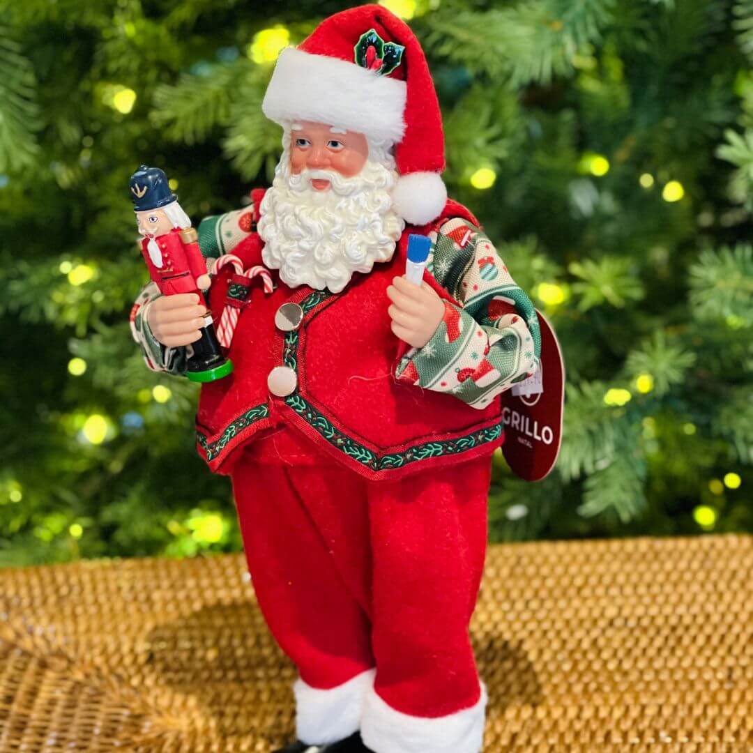 Papai Noel Pintor - 30cm