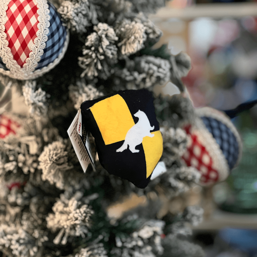 Enfeite Brasão Lufa Lufa 10cm - Harry Potter