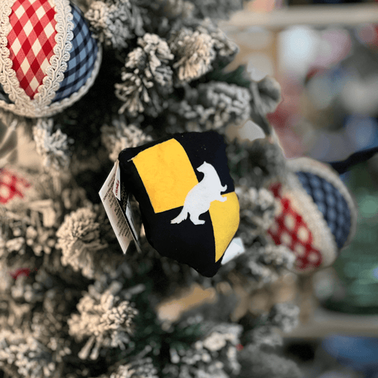 Enfeite Brasão Lufa Lufa 10cm - Harry Potter