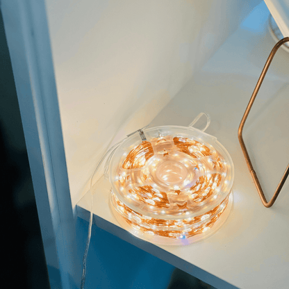 Cordão Fio de Fada Strobo Bivolt Branco Quente 100m 1000 Leds