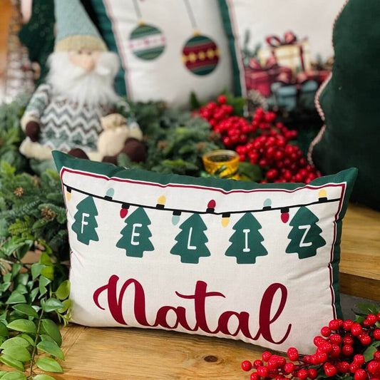 Capa Natalina Feliz Natal - 35cmx55