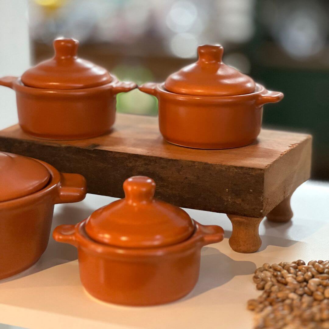 Caçarola Mini Caramelo Fosco - 10cm
