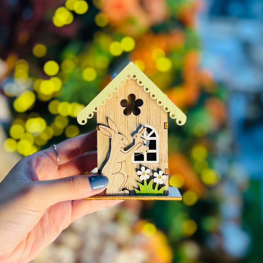 Enfeite Para Pendurar Casa Verde - 11cm