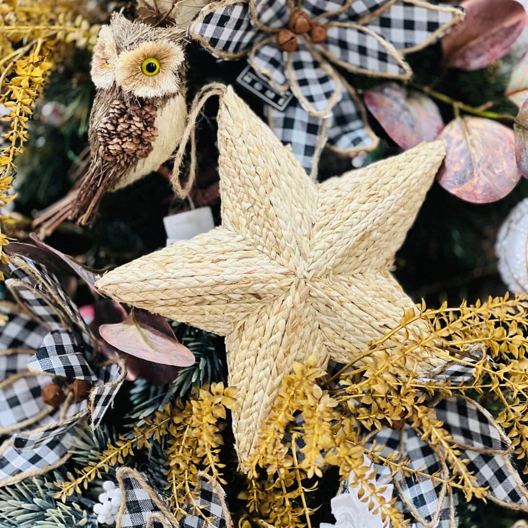 Enfeite Decorativo Estrela de Pendurar - 29cm