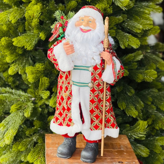 Papai Noel com Cajado | 60cm