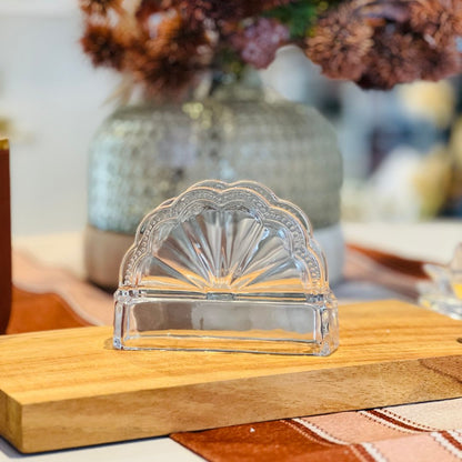 Porta Guardanapos Cristal Ecológico - 9cmx4x13