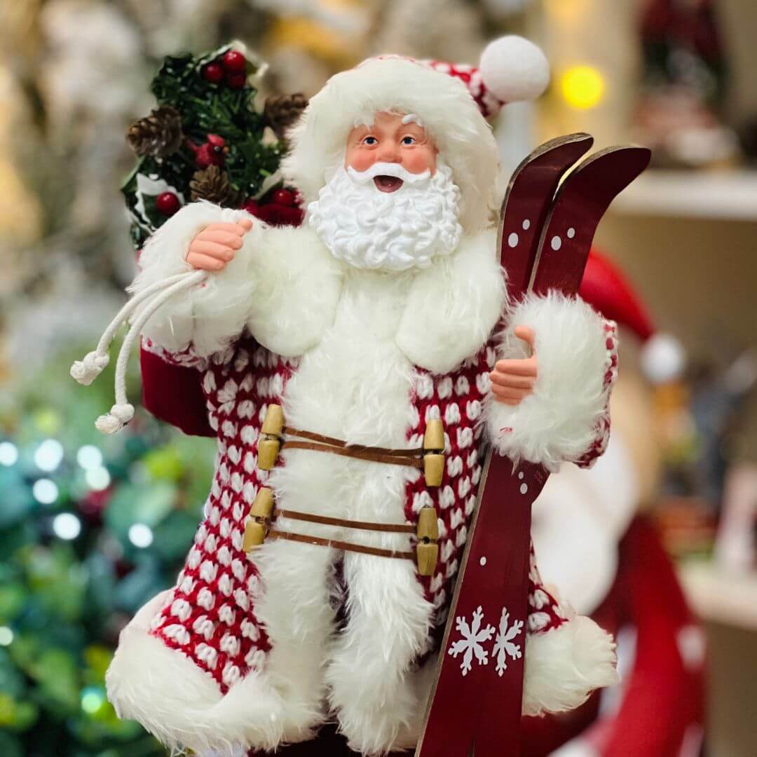 Papai Noel Sky Com Casaco - 40cm